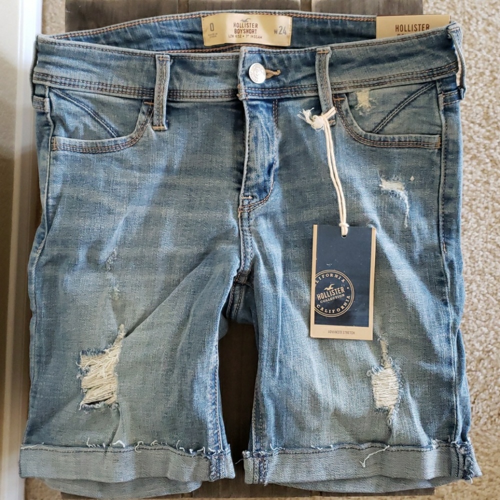 Hollister jean shorts